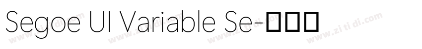 Segoe UI Variable Se字体转换